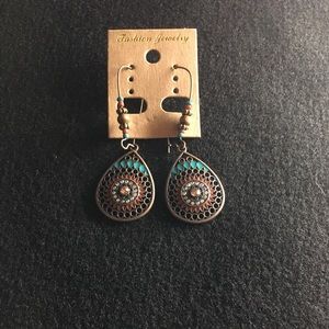 Antique Cooper Drop Earrings